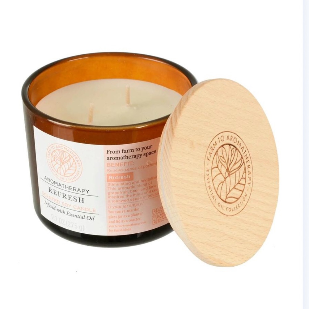 Aromatherapy Refresh Scented Soy Candle 9.7oz